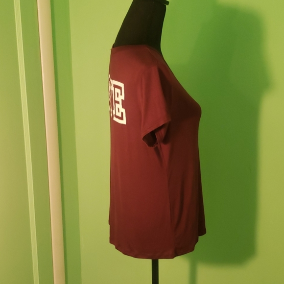 Burgundy Cardio Couture Tshirt - Picture 2 of 7